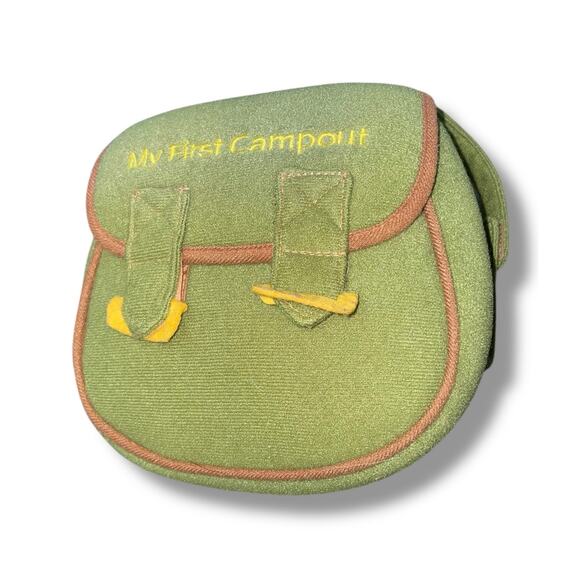 Baby Gund My First Campout Plush Embroidered Backpack Campfire Mello Stick - Picture 6 of 12